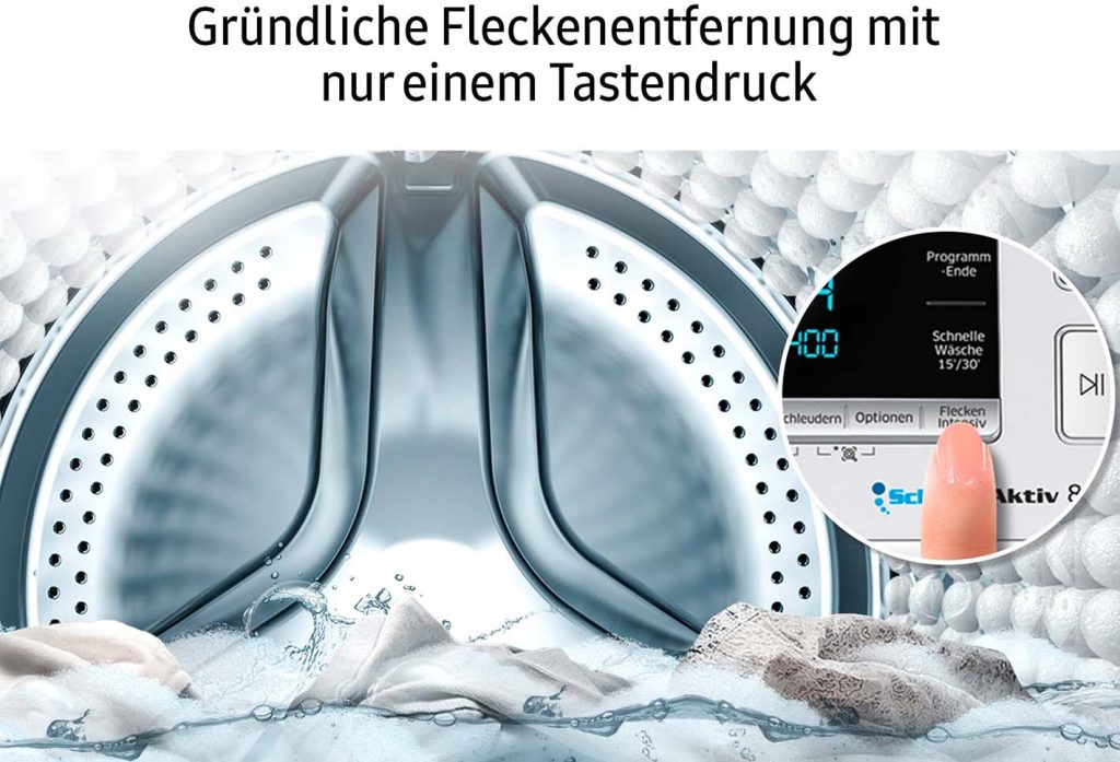 SAMSUNG WW91T4048CE/EG Waschmaschine: Effizientes Waschen mit innovativer Technologie